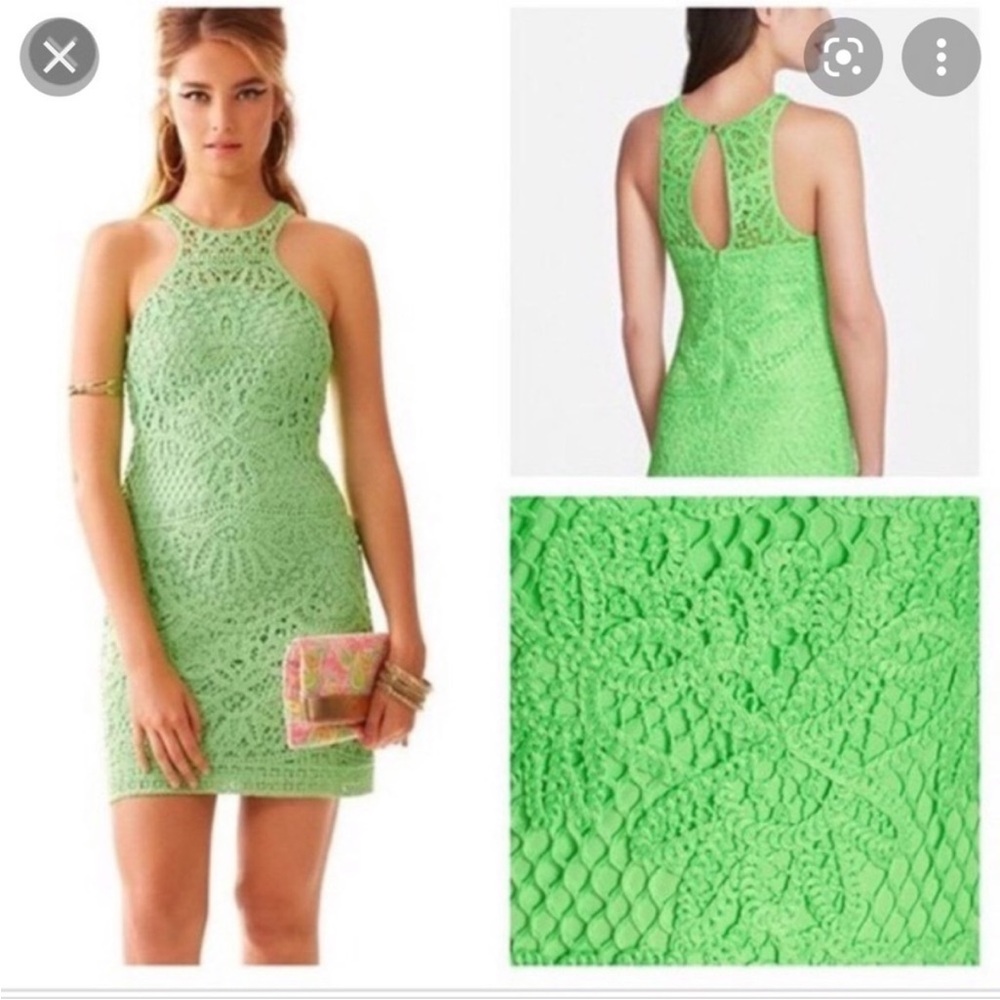 Lilly Pulitzer Green Mini Dress